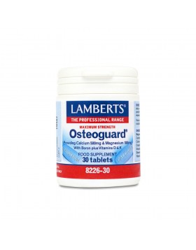 Lamberts Osteoguard 30 Ταμπλέτες – Ασβέστιο, Μαγνήσιο, Βιταμίνη D & K για Οστά & Δόντια