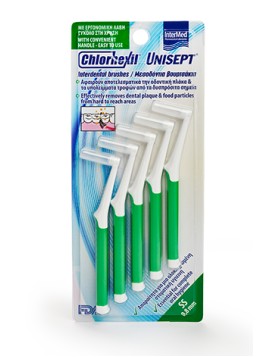 Intermed Chlorhexil Unisept Μεσοδόντια 0,80 mm – 5 τεμ