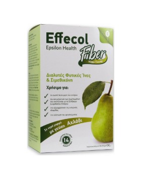 Epsilon Health Effecol Fiber (Κόμμι Γκουάρ) Φυτικές Ίνες & Σιμεθικόνη 14φακελίσκοι
