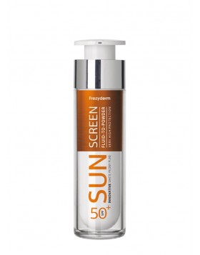 Frezyderm Sun Screen Fluid To-Powder SPF50+ Αντηλιακή Υγρή Κρέμα Προσώπου 50ml