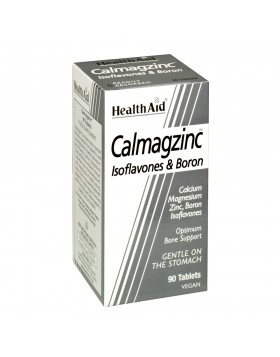 Health Aid Calmagzinc™ 90 Vegetarian Tablets – Ασβέστιο, Μαγνήσιο, Ψευδάργυρος & Βόριο για Οστά