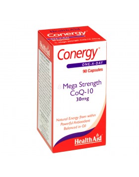 Health Aid Conergy Mega Strength CoQ10 30mg 90caps