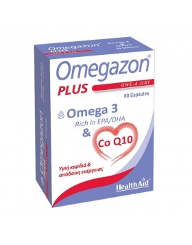 Health Aid Omegazon Plus (Ω3 & CoQ10 30mg) 60caps