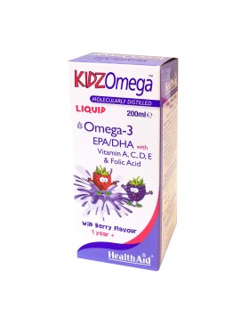 Health Aid Kidz Omega - Liquid - Wildberry (200ml)