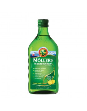 Moller's Μουρουνέλαιο Lemon Flavour 250ml με γεύση Λεμόνι 