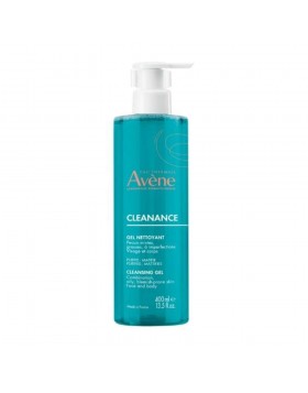 Avene Cleanance Gel Καθαρισμού 400 ml – Κατά της Ακμής για Λιπαρό & με Τάση Ακμής Δέρμα
