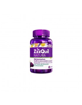 ZZZQUIL NATURA Συμπλήρωμα Διατροφής με Μελατονίνη 60 Ζελεδάκια