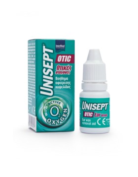 Unisept Otic Ear Drops Ωτικές σταγόνες για την αφαίρεση της κυψελίδας 10ml