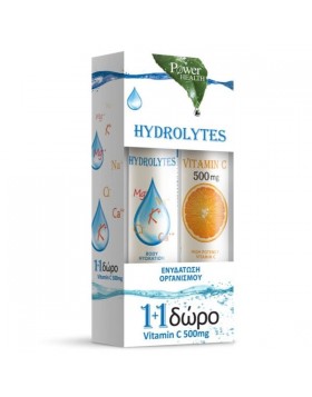 Power of Nature Hydrolytes & Vitamin C Combo – Ενυδάτωση & Άμυνα | 20+20 Αναβράζοντα