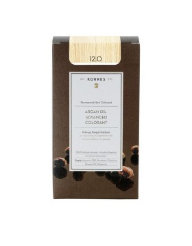Korres Argan Oil Advanced Colorant 12.0 Special Blonde-  Εξαιρετικά Ανοιχτό Ξανθό (50ml)