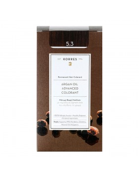 Korres Argan Oil Advancd Colorant 5.3 Light Brown Honey - Καστανό Ανοιχτό Μελί (50ml)