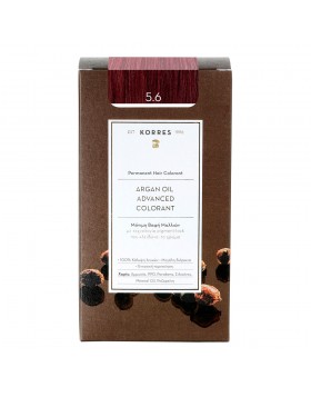 Korres Argan Oil Advancd Colorant 5.6 Red Light Brown – Κόκκινο Ανοιχτό Καφέ (50ml)