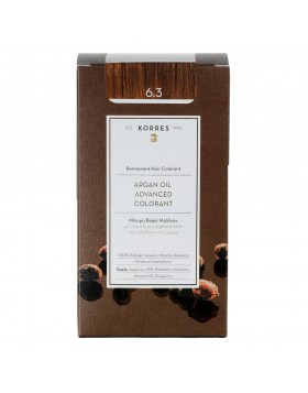 Korres Argan Oil Advancd Colorant 6.3 Dark Blonde Honey – Ξανθό Σκούρο Μελί (50ml)