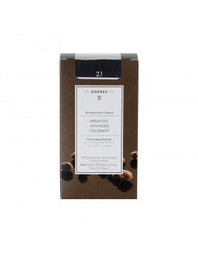 Korres Argan Oil Color Blue Black 2.1 - Μαύρο Μπλε  (50ml)