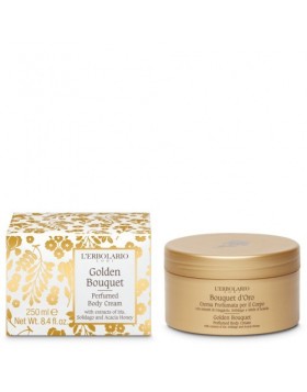 L’Erbolario Bouquet d' Oro Αρωματική Κρέμα Σώματος 250ml – Χρυσή Λάμψη & Ενυδάτωση