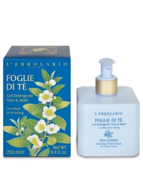 L'Erbolario Foglie Di Te Gel Καθαρισμού για Πρόσωπο & Χέρια 250ml