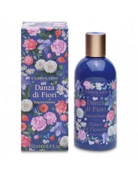 L'Erbolario Danza di Fiori Αφρόλουτρο 250ml – Αρωματικό και Αναζωογονητικό Αφρόλουτρο με Νότες Λουλουδιών