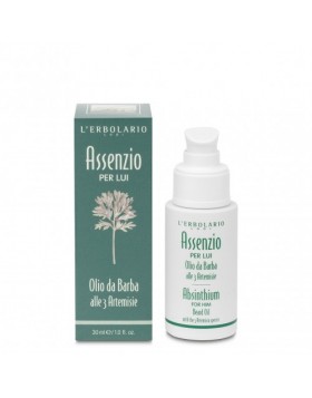 L'Erbolario Assenzio Λάδι για Γένια 30ml — Θρέψη & Προστασία με Εκχύλισμα Αψίνθου