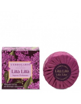L'Erbolario Lilla Lilla Αρωματικό Σαπούνι 100g - Φρέσκο & Λουλουδάτο Άρωμα Λίλα για Απαλή Καθαριότητα