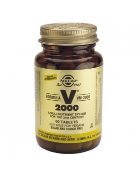 Solgar VM-2000 60 ταμπλέτες – Πολυβιταμίνη Υψηλής Ισχύος για Ενέργεια & Άμυνα | Με Βιταμίνες, Μέταλλα & Αντιοξειδωτικά