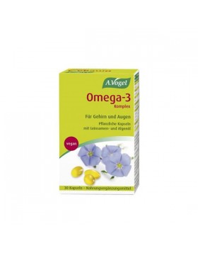 A.Vogel Omega-3 Complex 30 Caps. Φυτική Πηγή Λιπαρών Οξέων Ω3.
