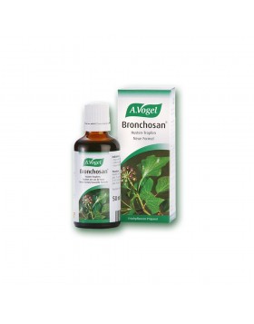 A.Vogel Bronchosan Σταγόνες για Ξηρό και Παραγωγικό Βήχα χωρίς Γλουτένη 50ml