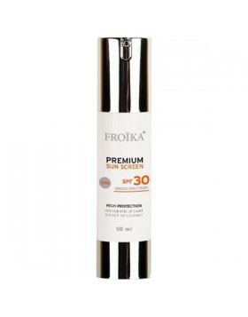 Froika Premium Sun Screen SPF30+ 50ml Αντηλιακή Κρέμα Προσώπου Αντιγήρανσης με Προστασία UVA/UVB & Blue Light