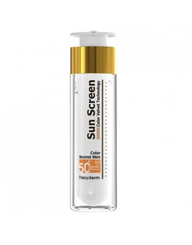 Frezyderm Color Velvet Face Cream SPF 50+ “Second Skin” 50 ml – Αντηλιακή Κρέμα Προσώπου με Χρώμα