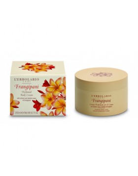 L'Erbolario Frangipani Αρωματική Κρέμα Σώματος 200ml - Πολυτελής Φροντίδα και Άρωμα για το Δέρμα