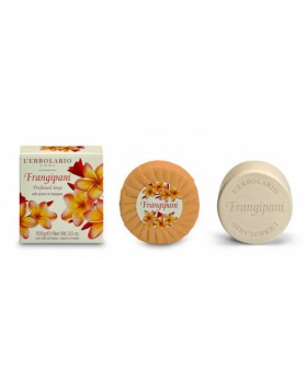 L'Erbolario Frangipani Αρωματικό Σαπούνι 100g – Φυτικό σαπούνι με φρατζιπάνι για απαλό καθαρισμό & εξωτικό άρωμα