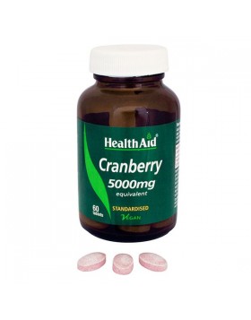 Health Aid Cranberry 5000mg 60 ταμπλέτες