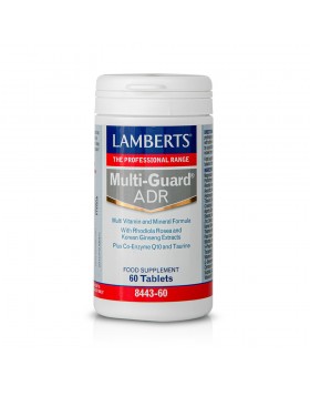 Lamberts Multi-Guard ADR 60tabs – Ενέργεια & Αντοχή με Rhodiola, Ginseng, Q10 & Ταυρίνη