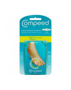 Compeed Corn Gel Medium 10 Plasters Επιθέματα Corn με Gel για Κάλους Medium 10τμχ – Άμεση Ανακούφιση