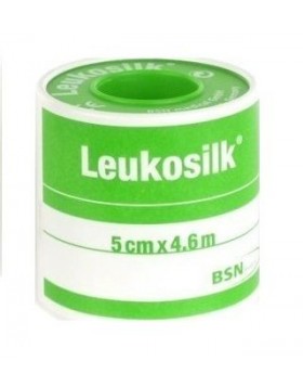 Leukoplast Leukosilk Αυτοκόλλητη Eπιδεσμική Tαινία 5cmx4,6m