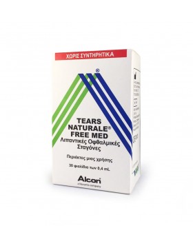 Alcon Tears Naturale Free Med Οφθαλμικές Σταγόνες σε περιέκτες μιας Χρήσης 30 x 0.4 ml