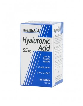Health Aid Hyaluronic Acid 55mg 30's