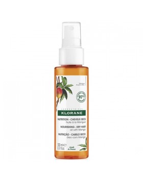 Klorane Nourishing Dry Hair Oil with Mango Λάδι Μαλλιών με Μάνγκο για Θρέψη Ξηρά Μαλλιά 100ml