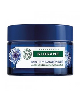 Klorane Water Sleeping Mask with Organic Cornflower Απαλή Ενυδατική Κρέμα Νύχτας 50ml
