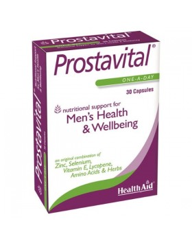 Health Aid Prostavital 30 Κάψουλες – Υποστήριξη Προστάτη & Ουροποιητικού