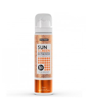 Frezyderm Sun Screen On The Move SPF50 Αντηλιακό Σπρέι Προσώπου 75ml