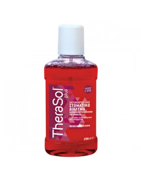 Therasol Plus Κόκκινο Αντιμικροβιακό Στοματικό Διάλυμα με γεύση Κεράσι 250ml