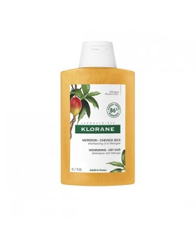 Klorane Mangue Nourishing Dry Hair Shampoo Σαμπουάν για Ξηρά Μαλλιά με Μάνγκο 100ml