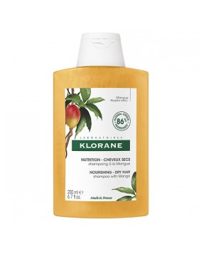 Klorane Mangue Nourishing Dry Hair Shampoo 200ml