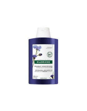 Klorane Anti-Yellowing Shampoo with Organic Centaury for Gray & Blonde Hair Σαμπουάν κατά του Κιτρινίσματος για Ασημένιες Ανταύγιες με Βιολογική Κενταυρίδα 200ml