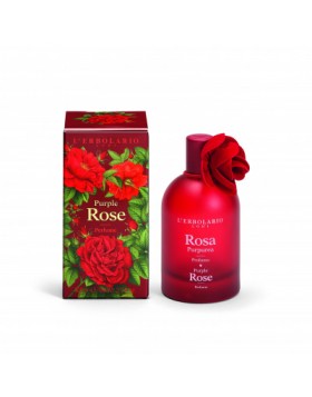 L'Erbolario Rosa Purpurea – Eau de Parfum 100ml | Άρωμα Τριαντάφυλλο, Mandarin & Iris