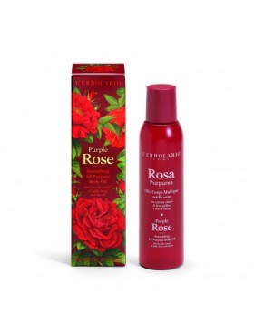 L'Erbolario Rosa Purpurea Μεταξένιο Λάδι Σώματος 125ml