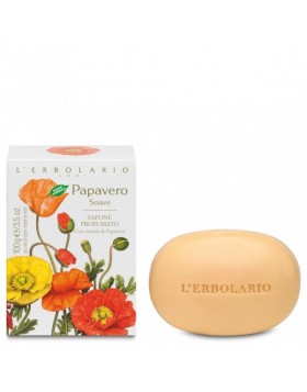 L'Erbolario Papavero Σαπούνι 100g - Αρωματικό Σαπούνι με Παπαρούνα & Φυτικά Έλαια