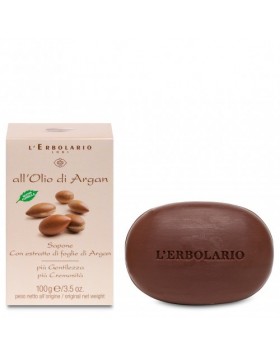 L'Erbolario All' Olio di Argan Σαπούνι 100g — Θρεπτικό Φυτικό Σαπούνι με Έλαιο Argan