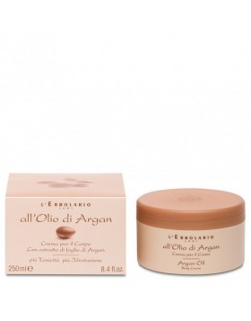 L'Erbolario All' Olio di Argan Κρέμα Σώματος 250ml - Θρέψη & Ενυδάτωση με Έλαιο Άργκαν