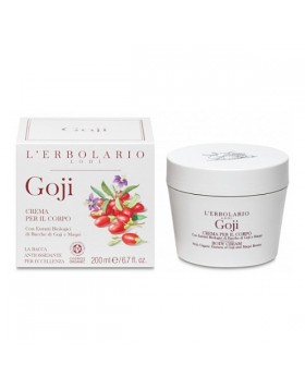 L'Erbolario Goji Κρέμα Σώματος 200ml – Ενυδατική και αντιοξειδωτική φροντίδα με Goji Berries για απαλή, λαμπερή επιδερμίδα